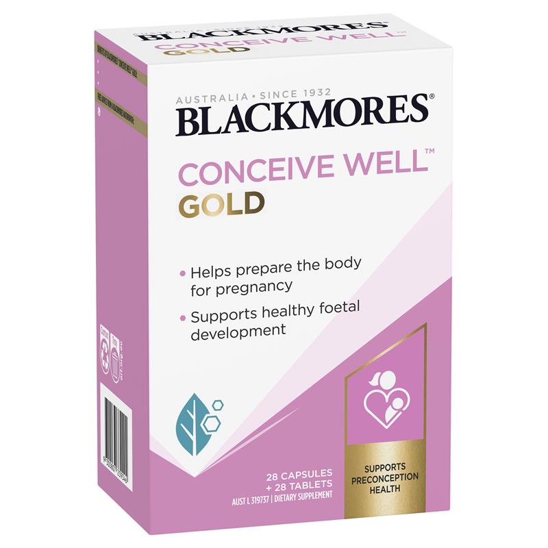 Blackmores Conceive Well™ Gold - Hỗ trợ thụ thai (56 viên) - Vitamin cho bà  bầu - Siêu thị Vitamin